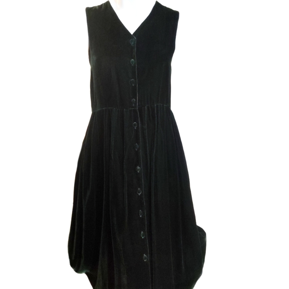 Jacob Jr. Green velvet dress